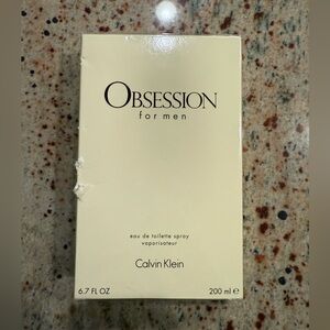 Obsession by Calvin Klein 6.7 oz/200 ml EDT Cologne for Men New In Box